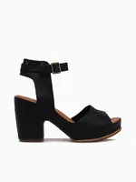 Stasia Black Full Grain Leather
