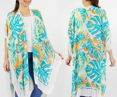 Tropical Leaf Kimono