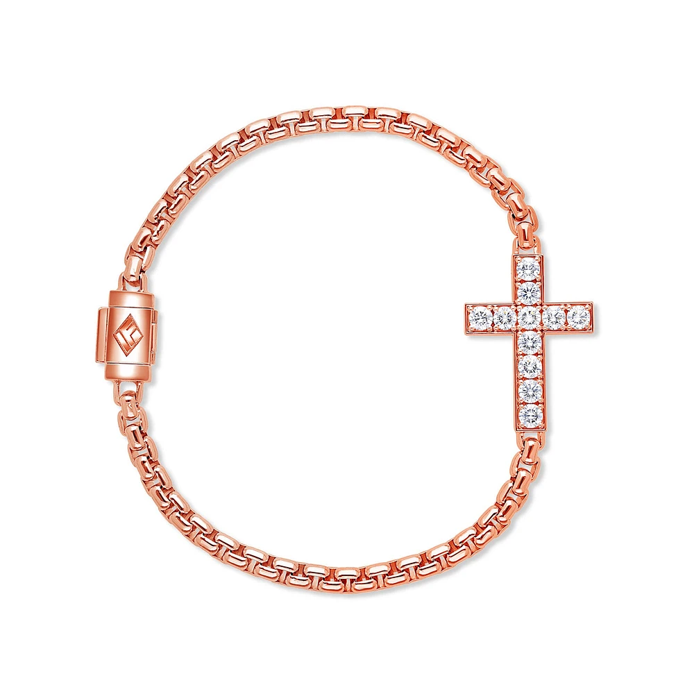 Hayden Cross Bracelet (4mm)