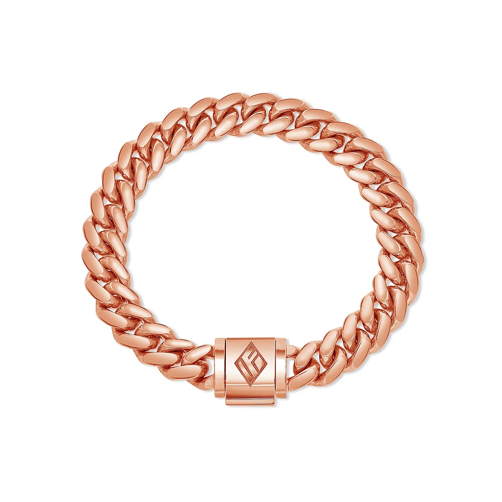 Gold Cuban Link Bracelet (9mm)