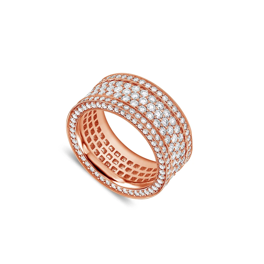 Massimo Eternity Ring (3-Row)