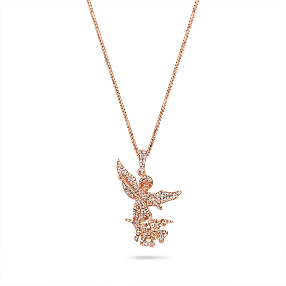 Micro Saint Michael Arch Angel Piece (Fully Iced)