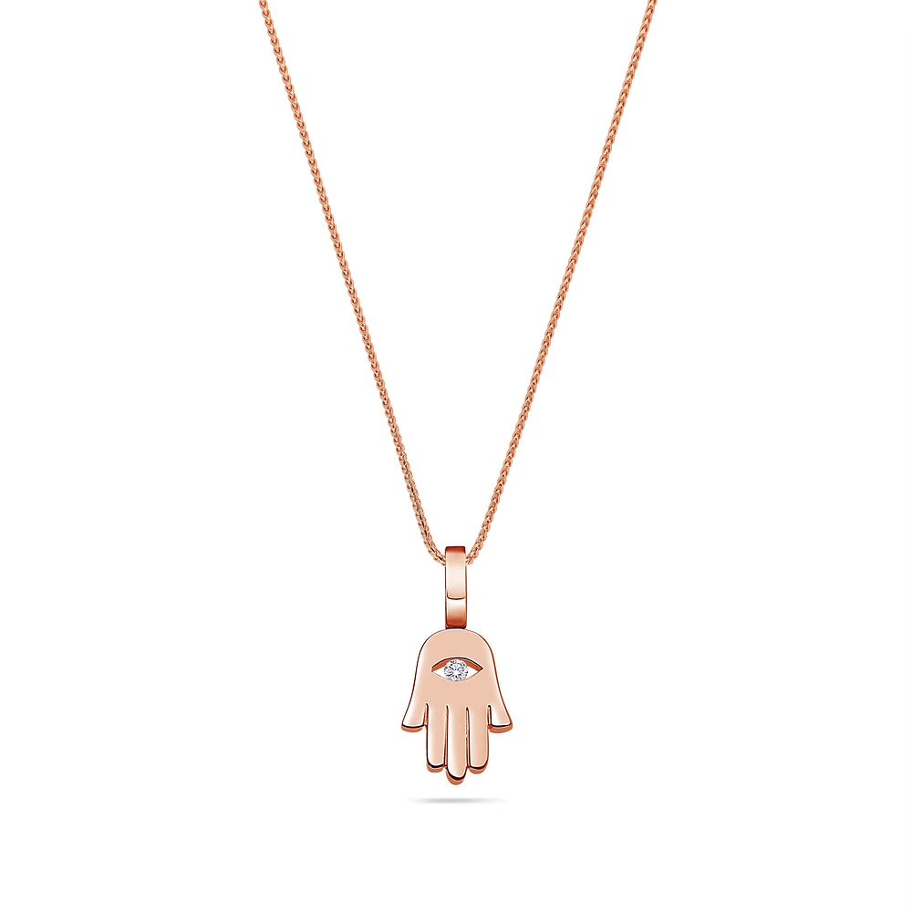 Nano Hamsa Piece (Blessings, Diamond Eye)