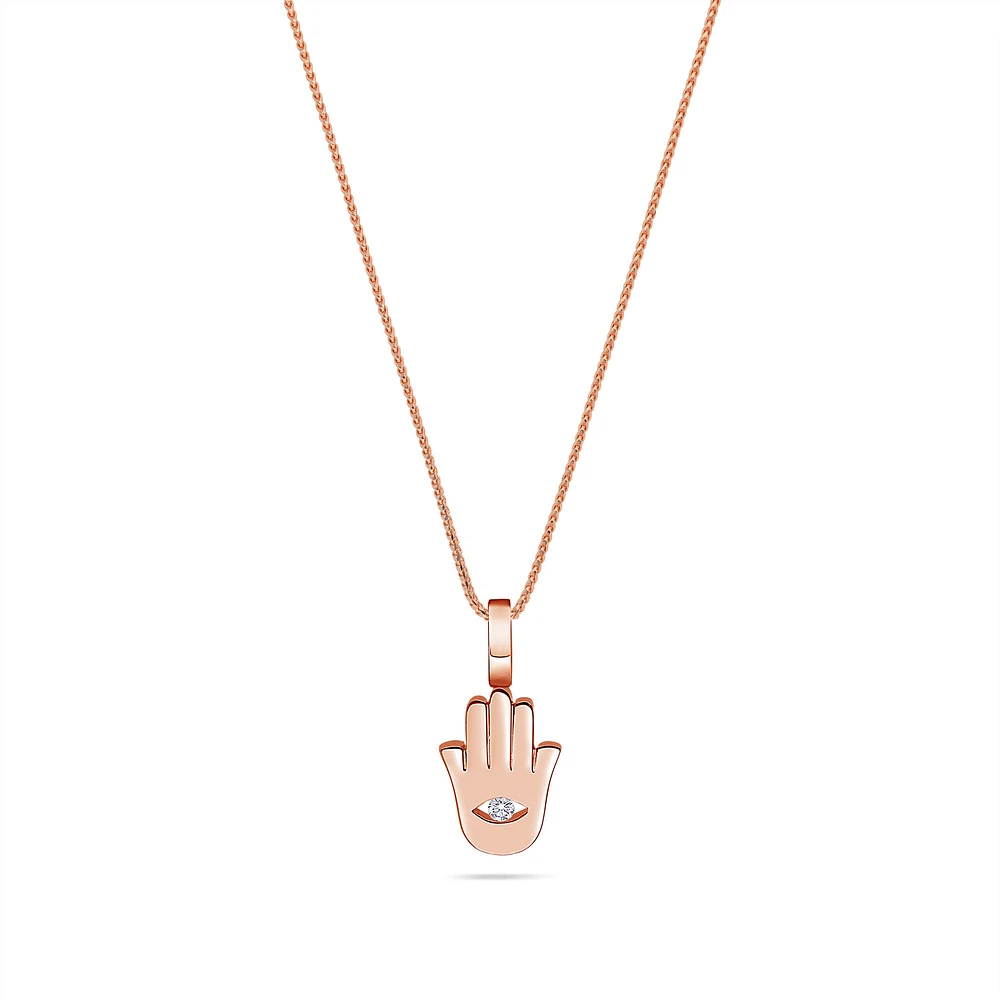 Nano Hamsa Piece (Protection, Diamond Eye)