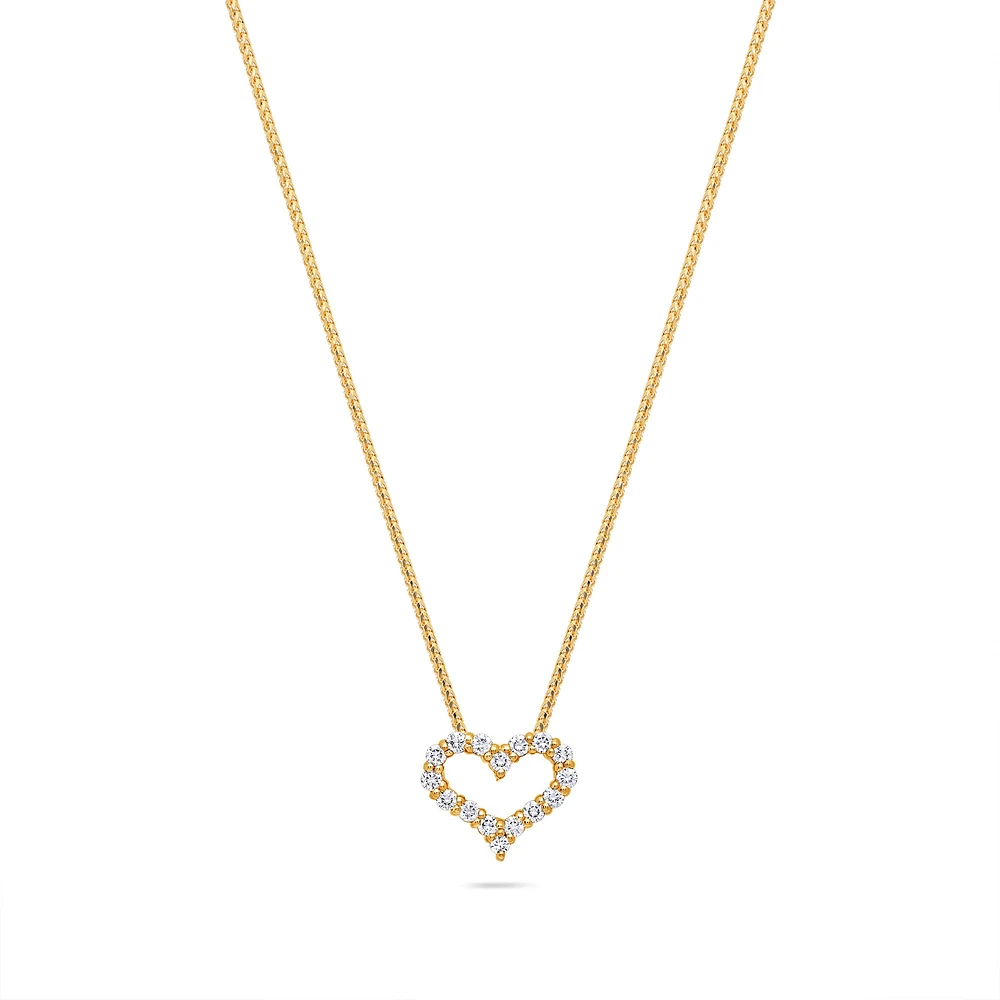 Micro Heart Necklace