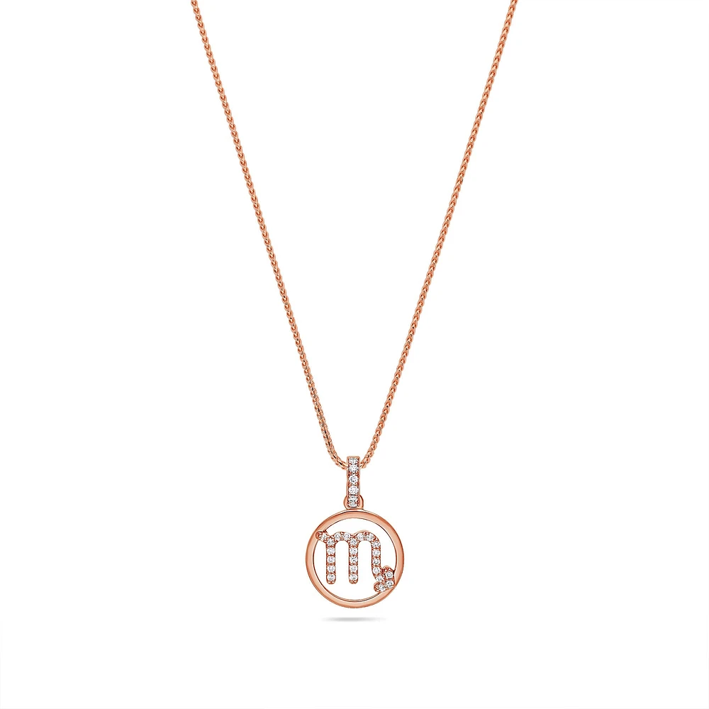 Nano Zodiac Necklace (Scorpio)