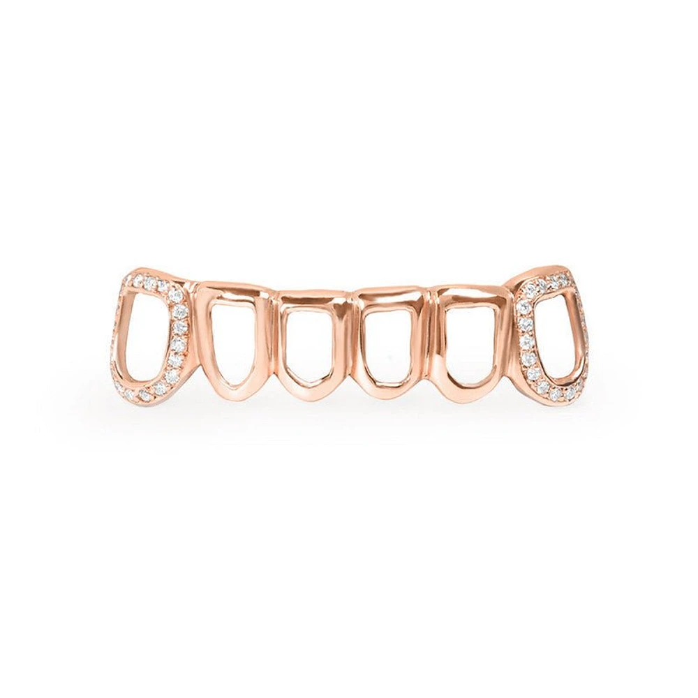 Open Face Diamond Grill (Iced Fangs)