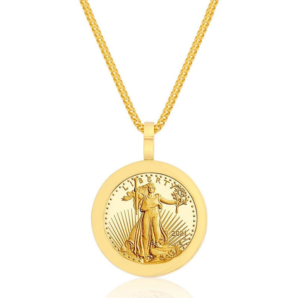 Standard 1oz Fine Gold Coin (Liberty-Coin, Solid Gold)