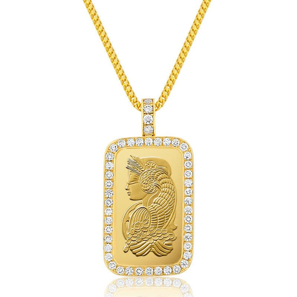 Standard 1oz. Suisse Gold Bar (Lady Fortuna