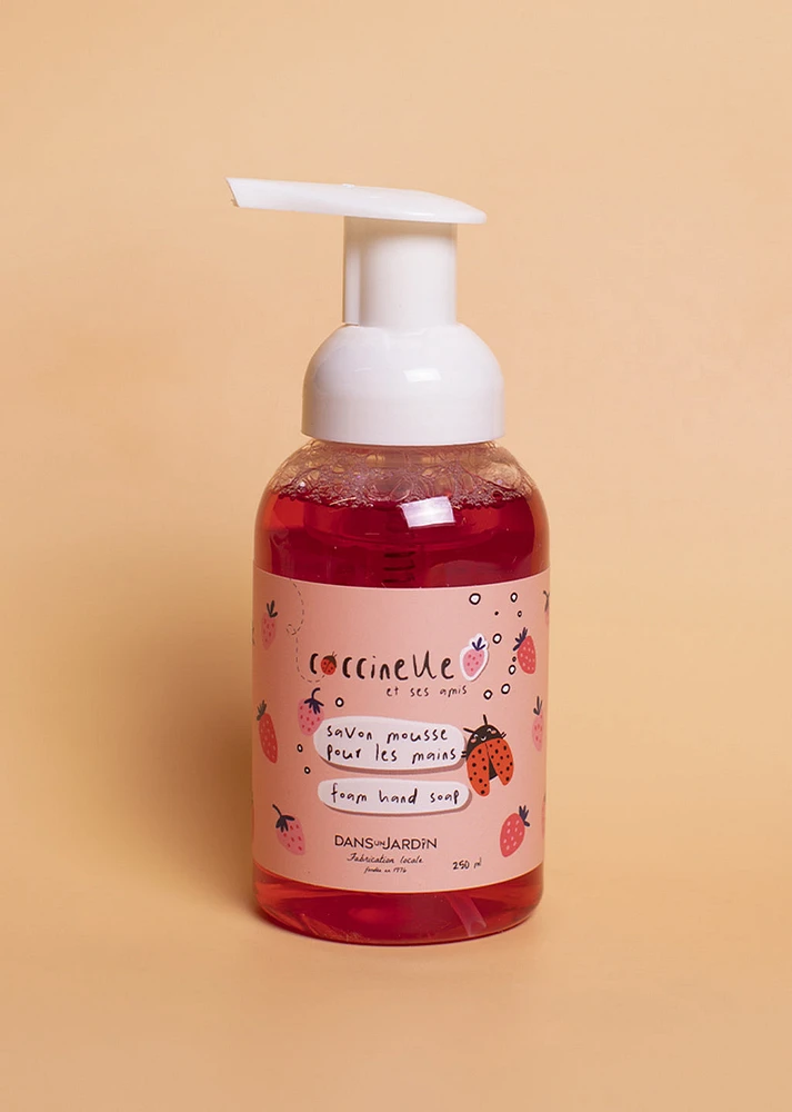 Savon mousse pour les mains - FRAISE