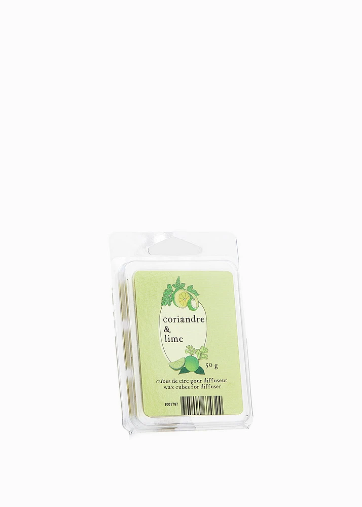 Cubes de cire - CORIANDRE ET LIME