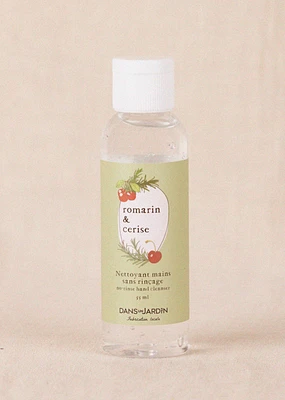 No-rinse hand cleaner - Rosemary and cherry