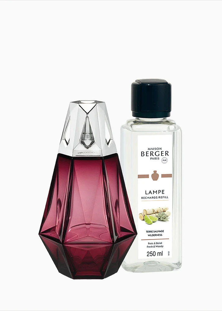 Coffret Lampe Berger Alpha bleu impérial