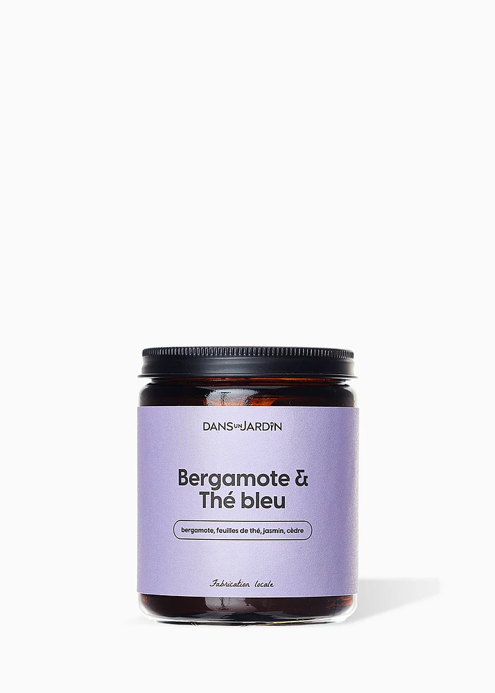 1 Wick Candle - BERGAMOT & BLUE TEA