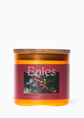 Bougie 3 mèches - BAIES