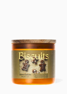 Bougie 3 mèches - BISCUITS