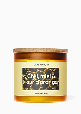 3-wick candle - CHILI, HONEY & ORANGE BLOSSOM