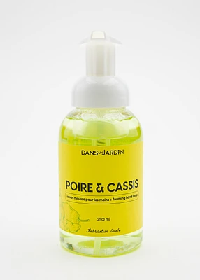 Savon mousse pour les mains - POIRE ET CASSIS