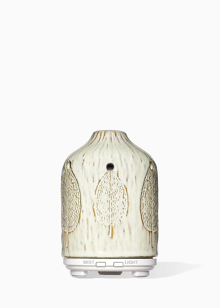 Ceramic diffuser, foliage pattern