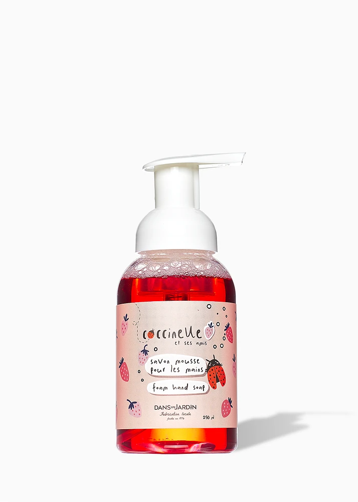 Savon mousse pour les mains - FRAISE