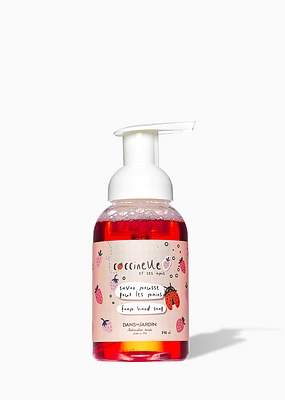 Savon mousse pour les mains - FRAISE