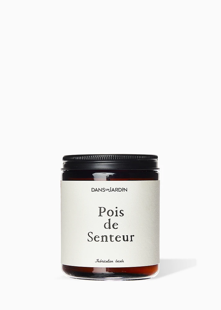 Bougie 1 mèche - POIS DE SENTEUR