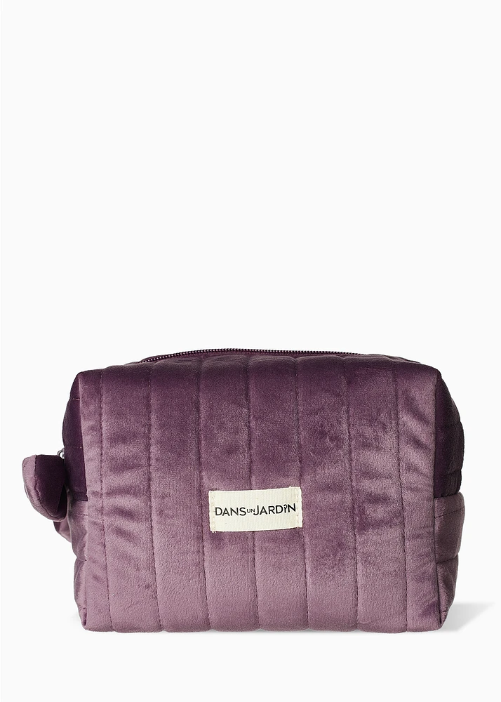 Velvet pouch - Mauve
