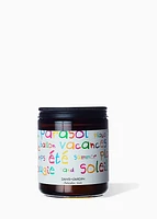 Single wick candle - School is over
