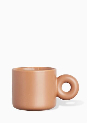 Brown candle cup - CEDAR & CRANBERRIES