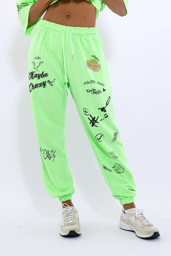 Hot Chilly Cherry Sweatpants