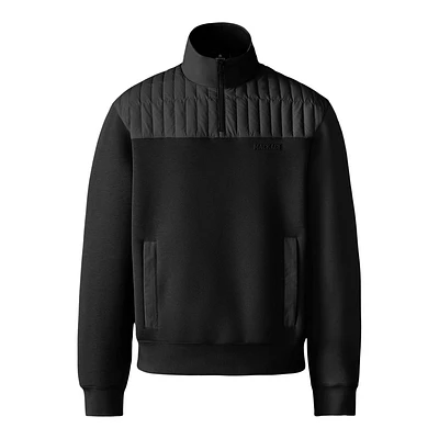 Mackage Corey Hybrid Down Quarter-zip Sweater Size:
