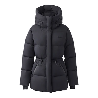 Mackage Freya-city Stretch Light Down Jacket Black, Size: