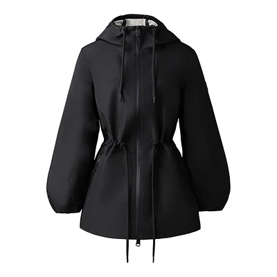 Mackage Kalea-z Hooded Rain Jacket Size:
