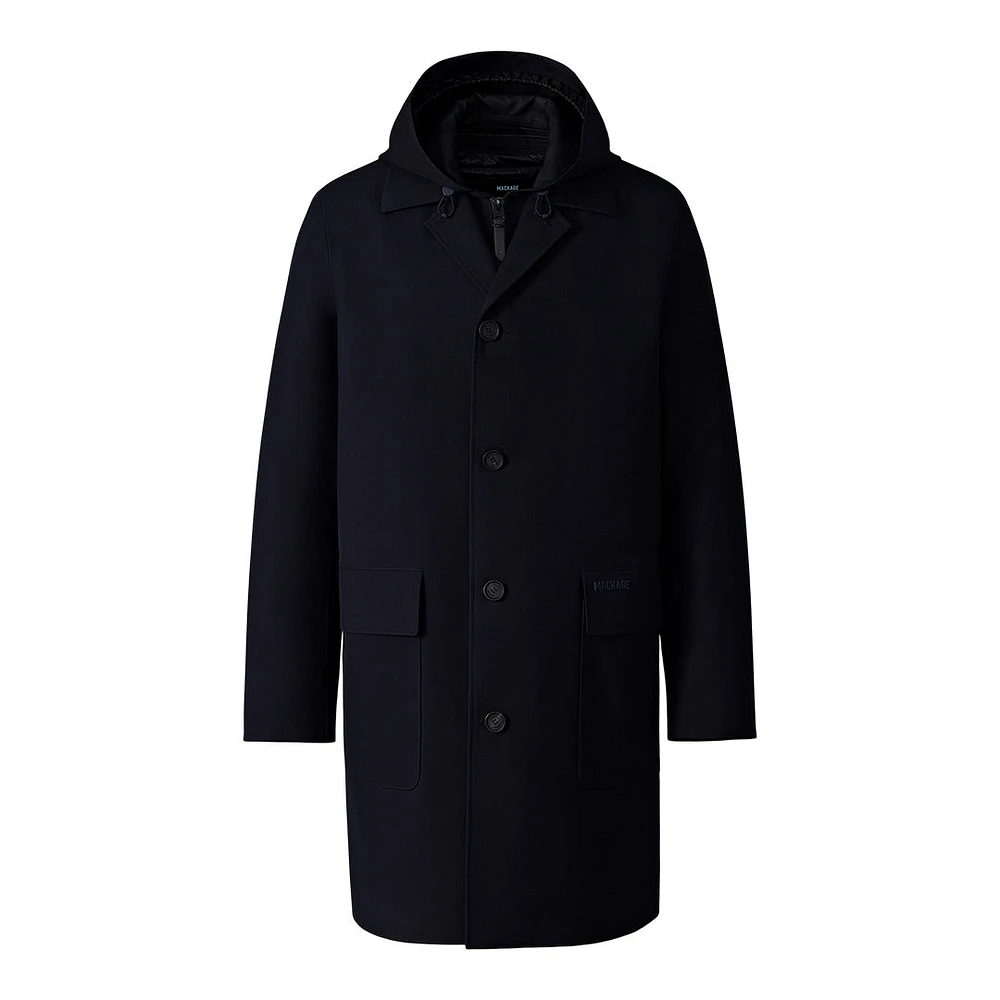 Mackage Mathias 3-in-1 Balmacaan Coat With Removable Down Liner Size: