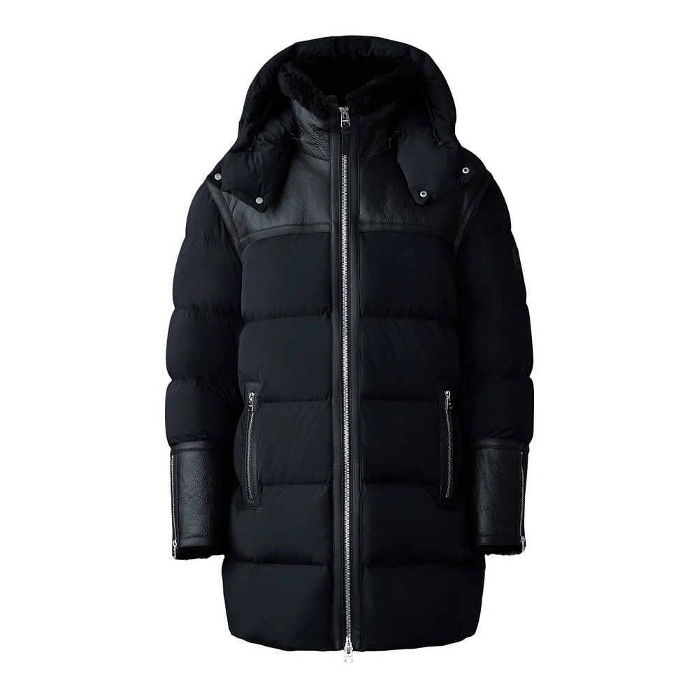 Mackage Nicholas Mixed-media Shearling Down Parka Size: