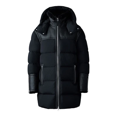 Mackage Nicholas Mixed-media Shearling Down Parka Size: