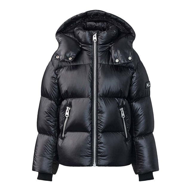 Mackage Jesse Lustrous Light Down Jacket For Kids (8-14 Years) Black, Size: