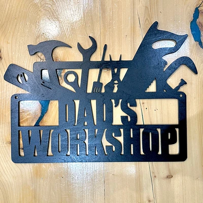 Dad's Workshop Sign