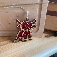 Highland Cow Ornament