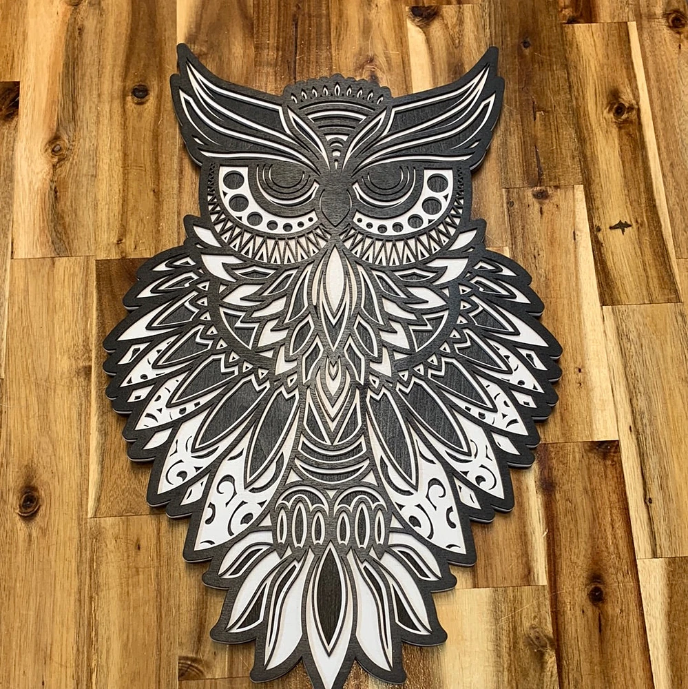 Owl Multilayer Decor