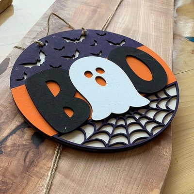 Boo Halloween DIY Decor