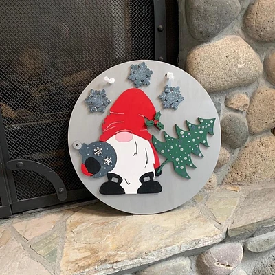 Christmas Gnome Door Hanger
