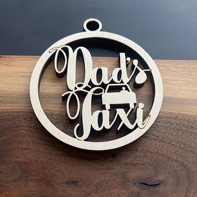 Dad’s Taxi Ornament