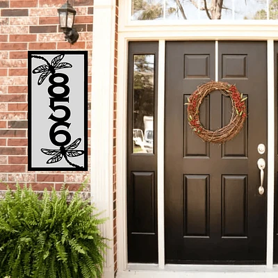 Dragonflies Address Sign