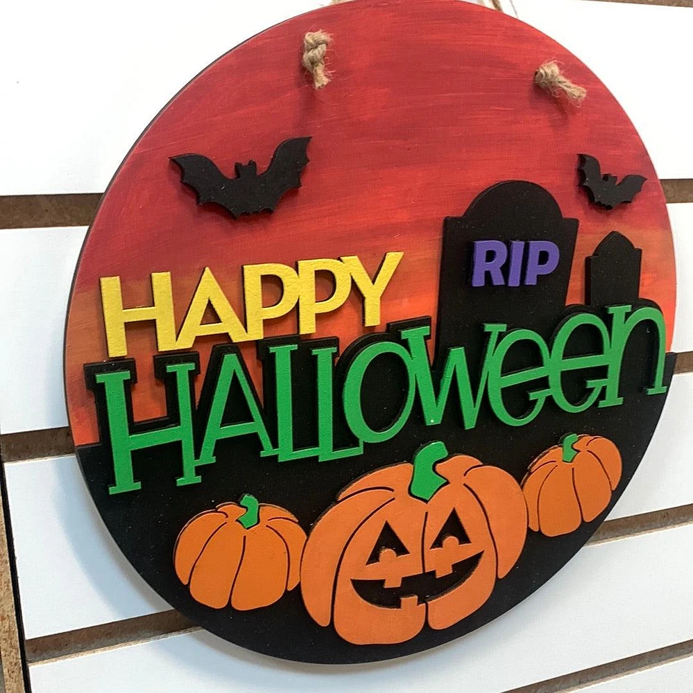 Happy Halloween RIP DIY Sign