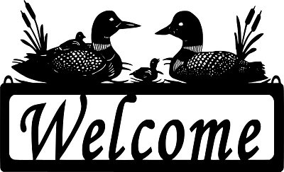 Loon Welcome Sign