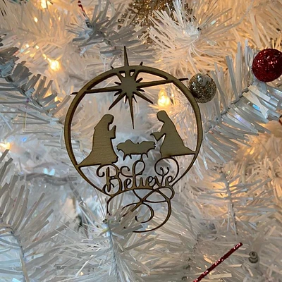 Believe religious Ornament