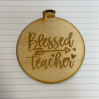 Blessed teacher ornament