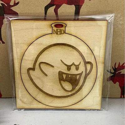 Boo ornament