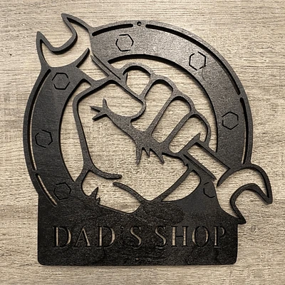 Dad's Shop Sign